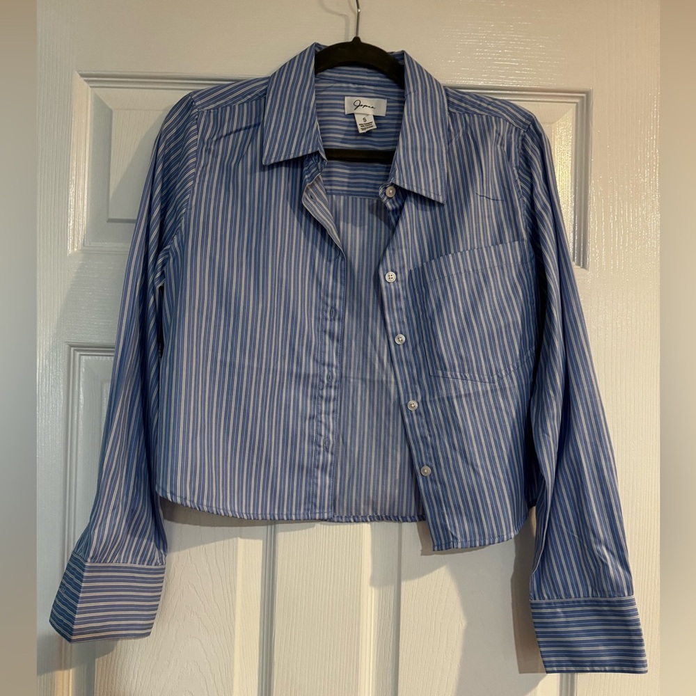 Japna 12188 cropped button down